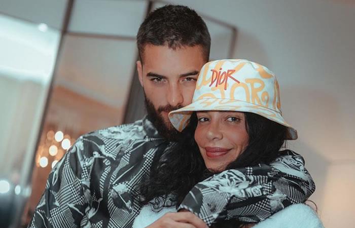 Yudy Arias junto a su sobrino, Maluma. Foto: Instagram