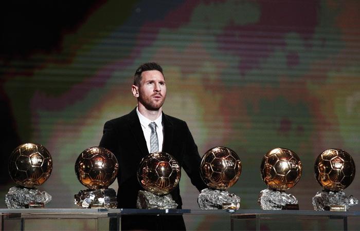 Messi alcanzó su sexto Balón de Oro en 2019. Foto: EFE