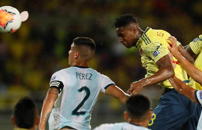 Colombia cayó ante Argentina. Foto: EFE