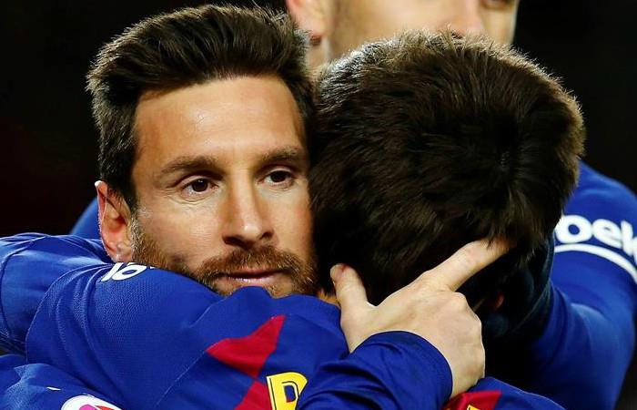 Lionel Messi salva debut de Satién. Foto: EFE