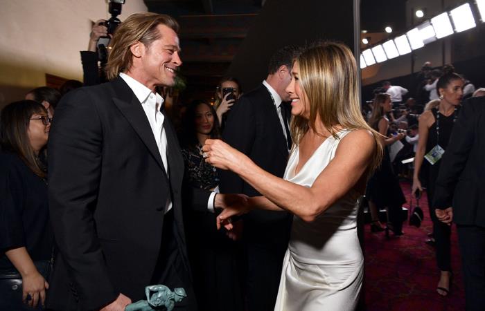 Brad Pitt y Jennifer Aniston estuvieron casados cinco años. Foto: Twitter