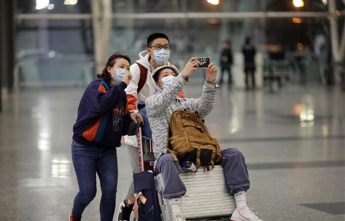 El aeropuerto de Wuhan también ha sido cerrado. Foto: EFE