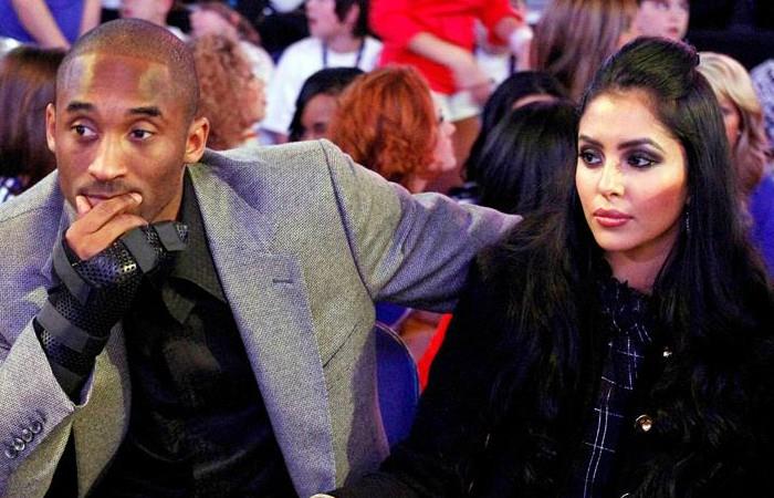Kobe Bryant  junto a su esposa Vanessa -. Foto: EFE
