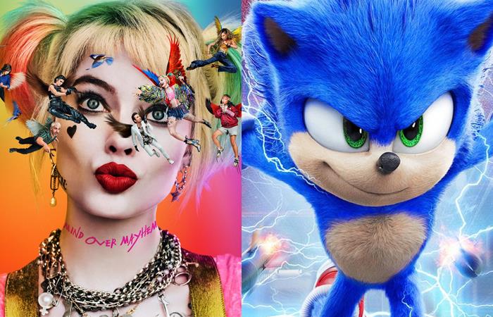"Birs of Prey" y "Sonic" llegan a las salas de cine en febrero. Foto: Twitter