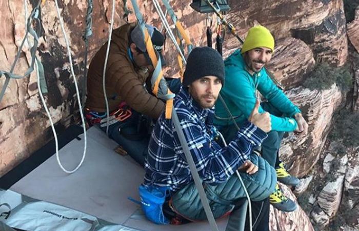 Jared Leto es un apasionado por escalar montañas. Foto: Instagram