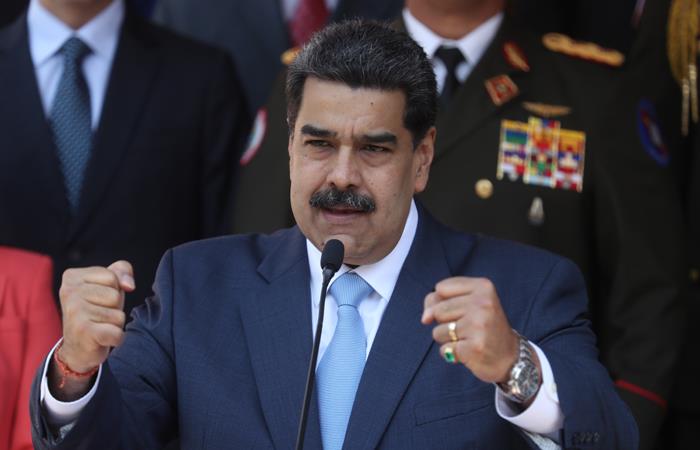 	 Maduro afirmó que quiere trabajar conjuntamente con Colombia para combatir el COVID-19. Foto: EFE