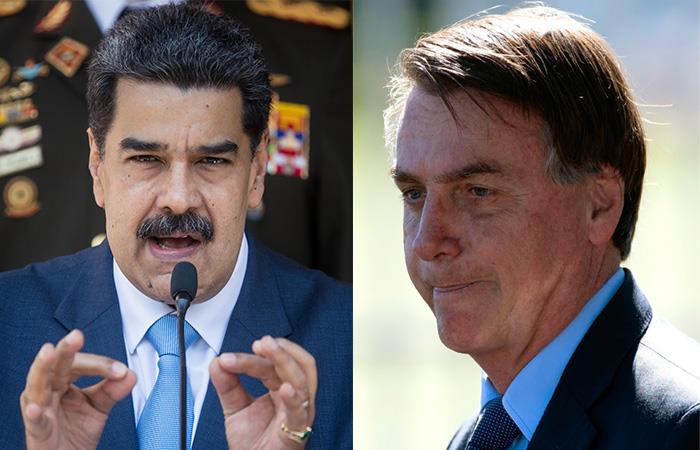 Maduro y Bolsonaro han tenido varios roces. Foto: EFE