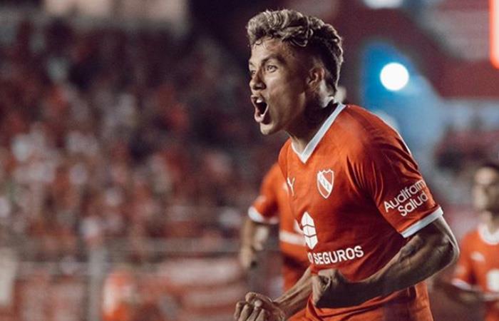 Andrés Roa quiere ser referente en Independiente. Foto: Instagram