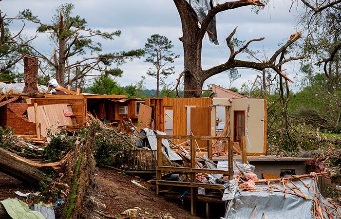 Varios estados de Estados Unidos sufrieron afectaciones por los tornados. Foto: EFE