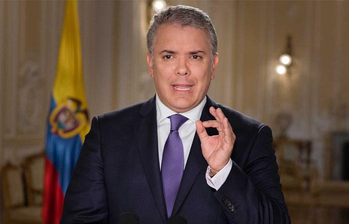Iván Duque, presidente de Colombia. Foto: EFE