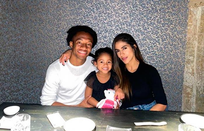 Juan Guillermo Cuadrado junto a su familia. Foto: Instagram
