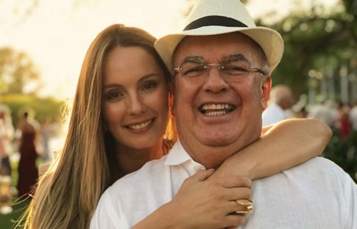 Claudia Bahamón perdió a su padre en noviembre del 2019. Foto: Instagram