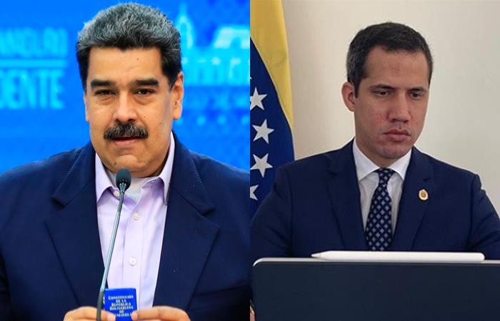 Maduro y Guaidó firmaron el primer acuerdo para buscar recursos en medio de la pandemia. / Instagram @jguaido. Foto: EFE