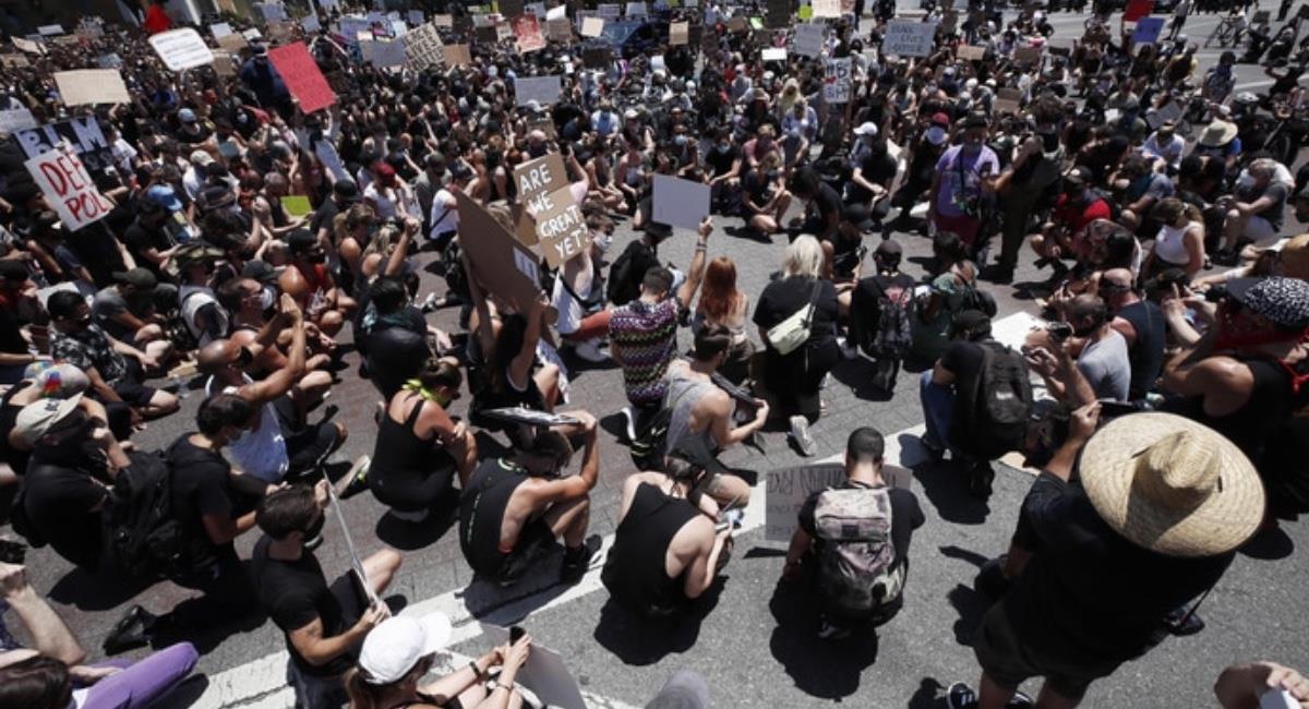 La protestas en USA no se detienen. Foto: EFE