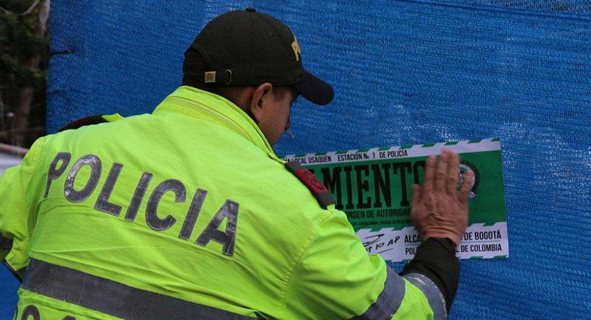 La Policía ha tenido que sellar varios recintos para parejas en la ciudad. Foto: Alcaldía de Bogotá