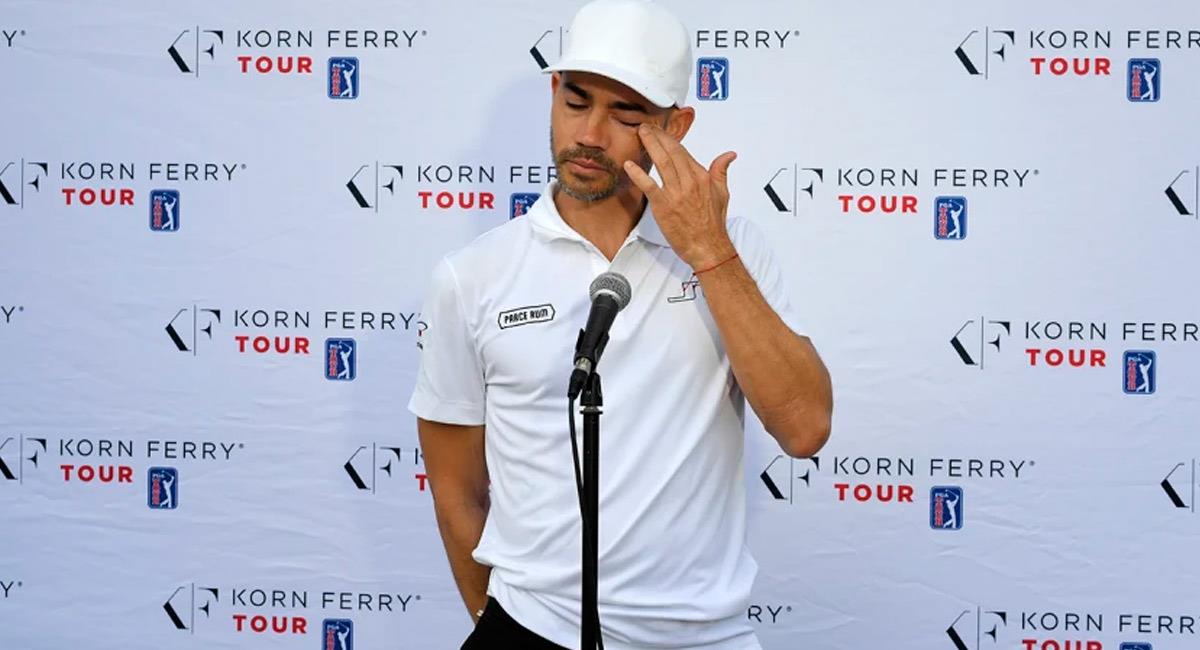 Camilo Villegas en declaraciones. Foto: Prensa PGA Tour