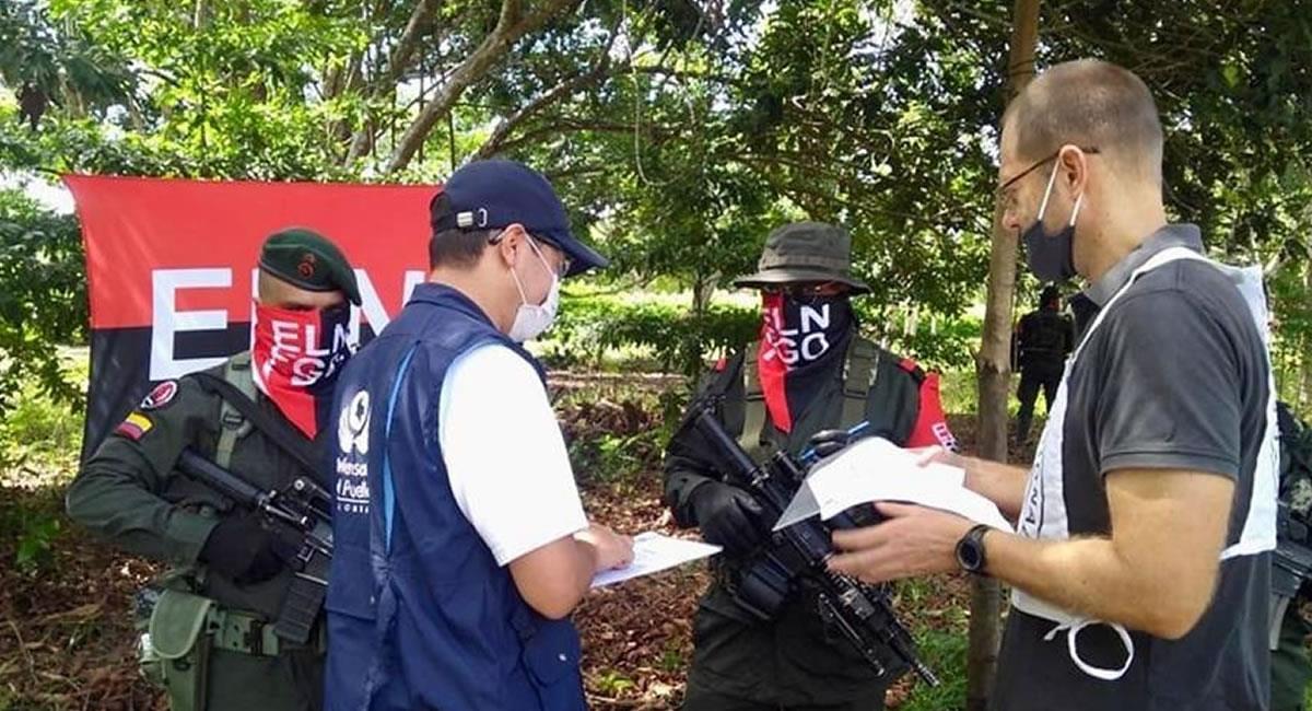 Una comisión de la Cruz Roja ubicó a los técnicos cautivos. Foto: EFE