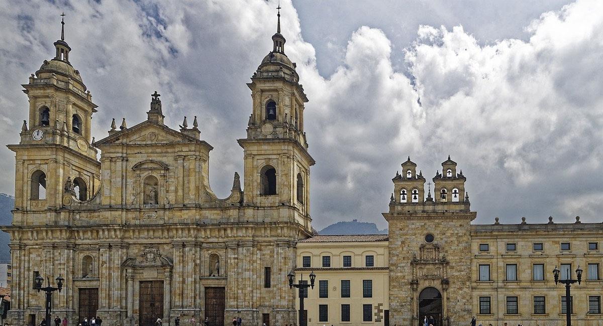 Panorámica de la Catedral Primada de Colombia, en Bogotá. Foto: Pixabay