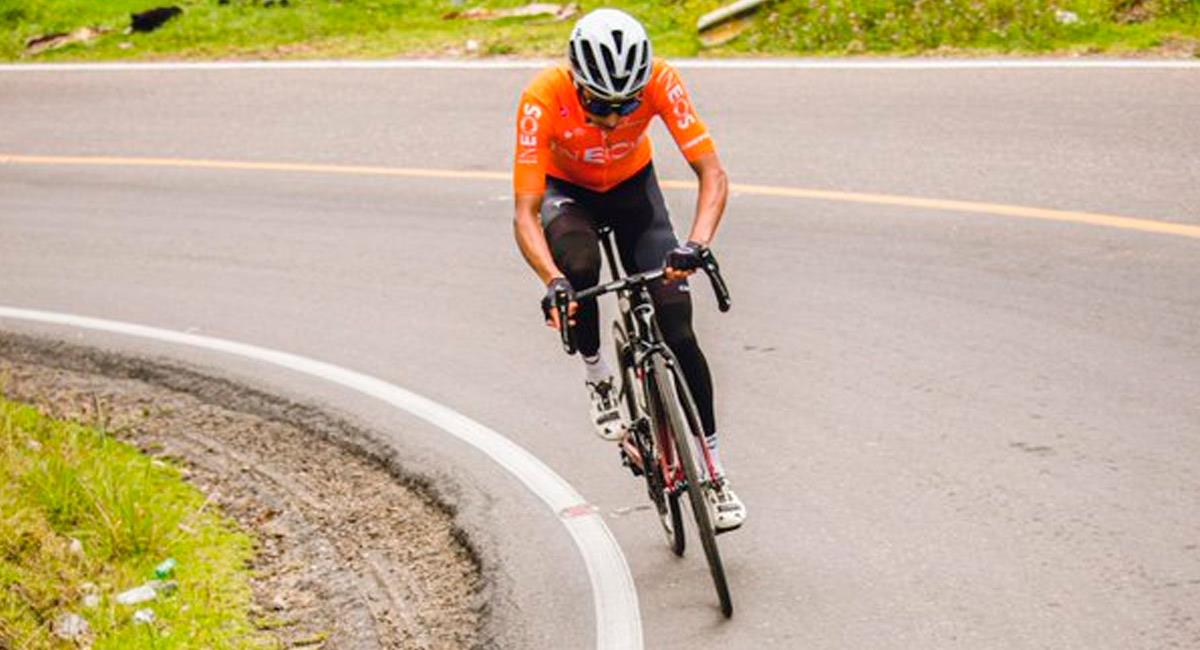 Egan Bernal, ciclista colombiano. Foto: Twitter Oficial @Eganbernal