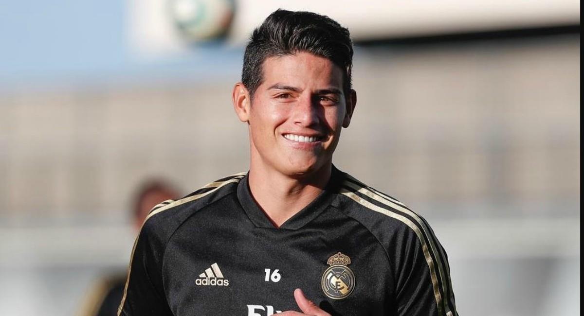 James será titular con Real Madrid. Foto: Instagram Prensa redes James Rodríguez.