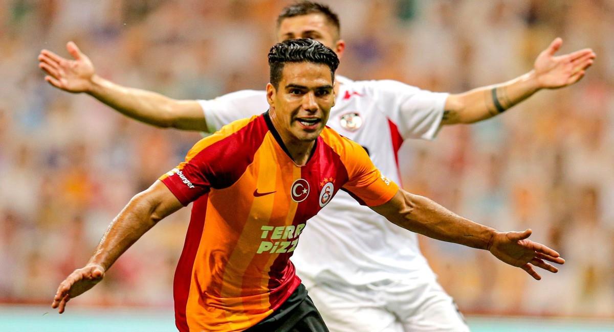 Gol de Falcao en el empate de Galatasaray. Foto: Instagram foto Galatasaray France.