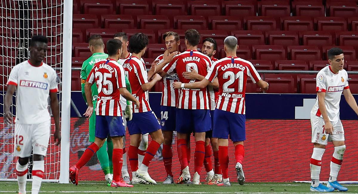 Atlético de Madrid goleó a Mallorca. Foto: Prensa Atlético de Madrid