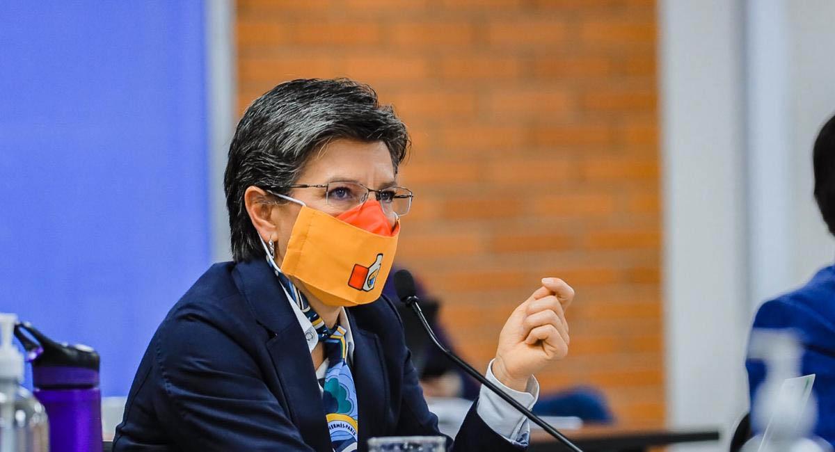 La alcaldesa de Bogotá, Claudia López. Foto: Twitter / @Bogota