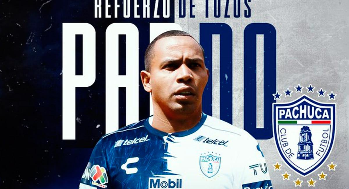 Pipe Pardo es nuevo jugador Pachuca. Foto: Prensa Pachuca