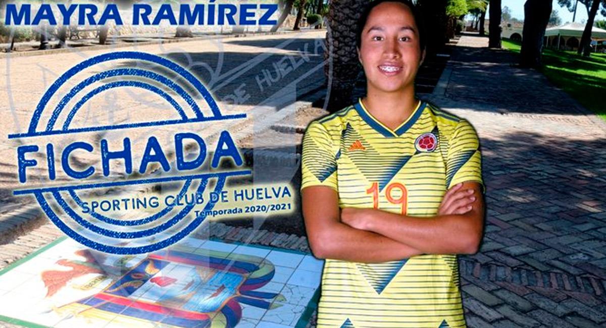 Mayra Ramírez es nueva jugadora de Sporting Club de Huelva. Foto: Prensa Sporting Club de Huelva