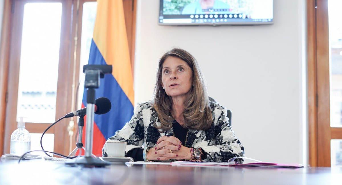 Marta Lucía Ramírez, vicepresidenta de Colombia. Foto: Twitter / @mluciaramirez
