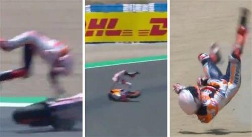 [VIDEO] Impresionante ‘totazo’ de Marc Márquez en el MotoGP