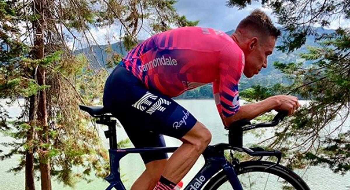 Rigoberto Urán, pedalista colombiano. Foto: Perfil oficial Instagram @rigobertouran