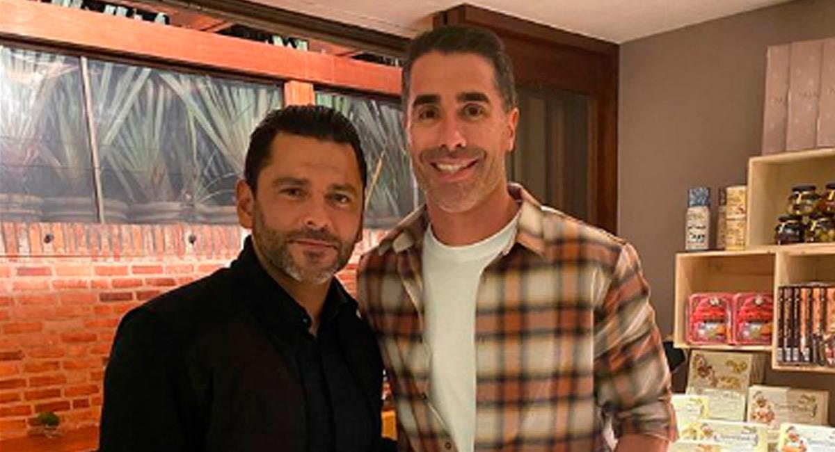 Gerardo Bedoya (I) junto a Juan Pablo Ángel. Foto: Perfil Oficial Instagram @gerardobedoyam