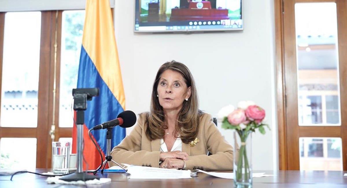 Marta Lucía Ramírez, vicepresidenta de la República. Foto: EFE