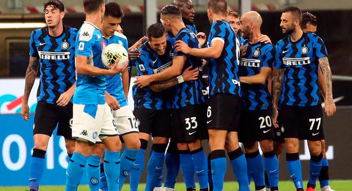 Inter de Milán derrotó al Nápoles de David Ospina. Foto: EFE