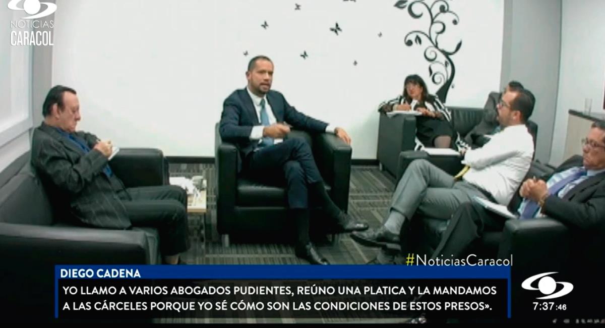 Las justificaciones de Cadena no fueron claras. Foto: Captura de video Noticias Caracol