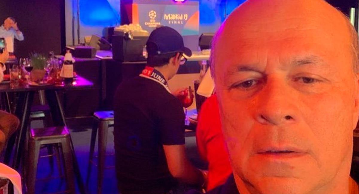 Carlos Antonio Vélez, periodista deportivo. Foto: Instagram @velezfutbol