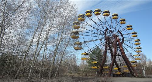 El pueblo fantasma de la central nuclear de Chernobyl