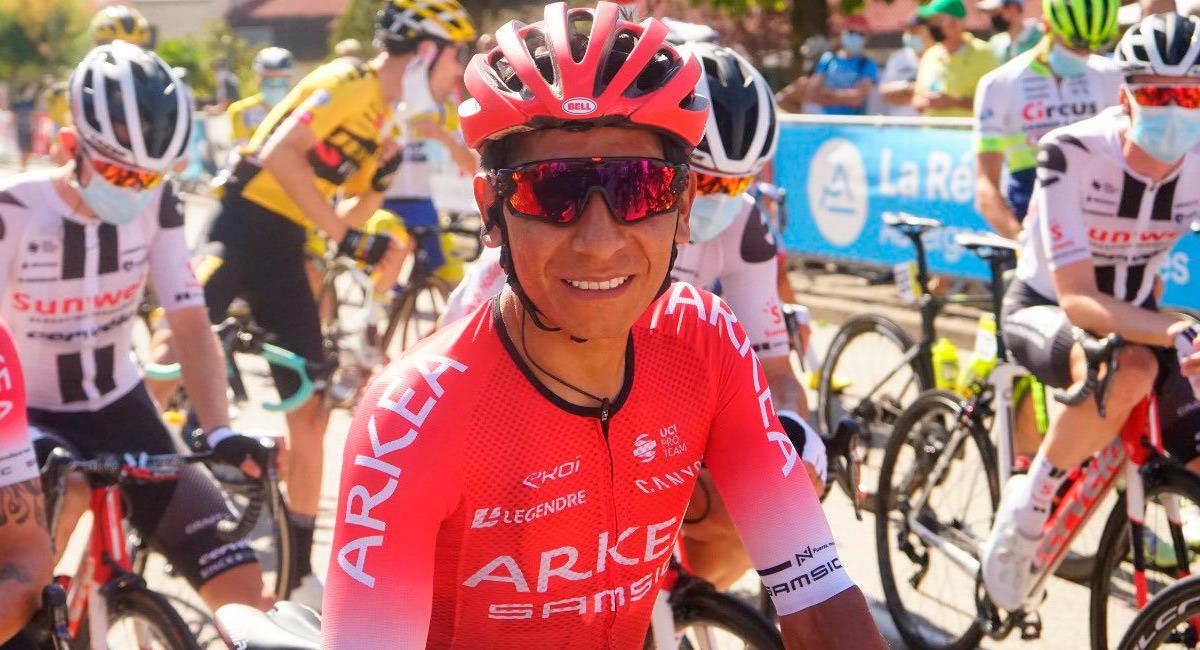 Nairo Quintana, pedalista colombiano del Arkea. Foto: Prensa Arkea Samsic