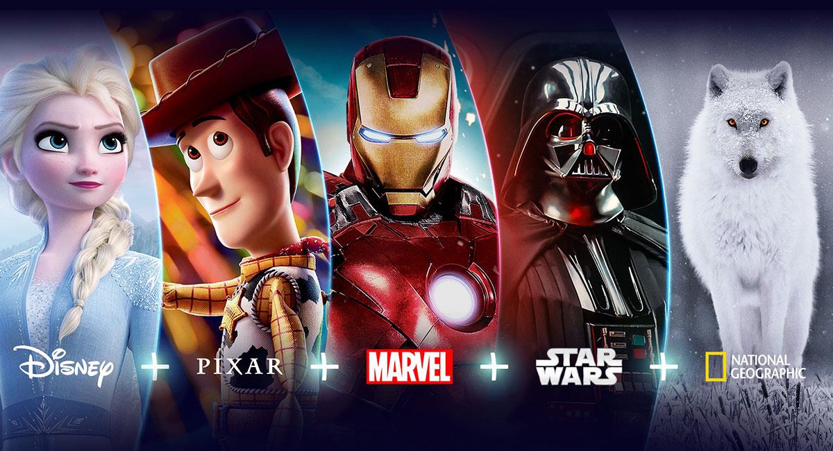 Marvel, Star Wars y Pixar están en el catálogo de Disney+. Foto: Twitter @DisneyPrensaMX