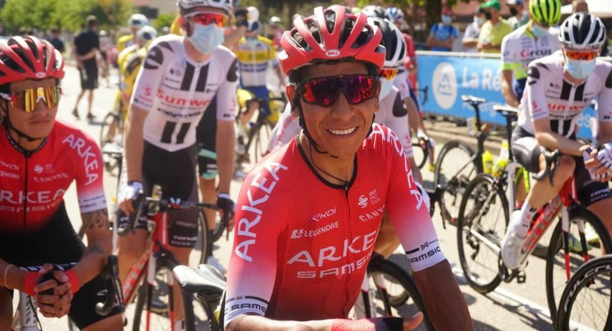 Nairo se retira de la Critérium Du Dauphiné. Foto: Twitter Prensa redes Nairo Quintana