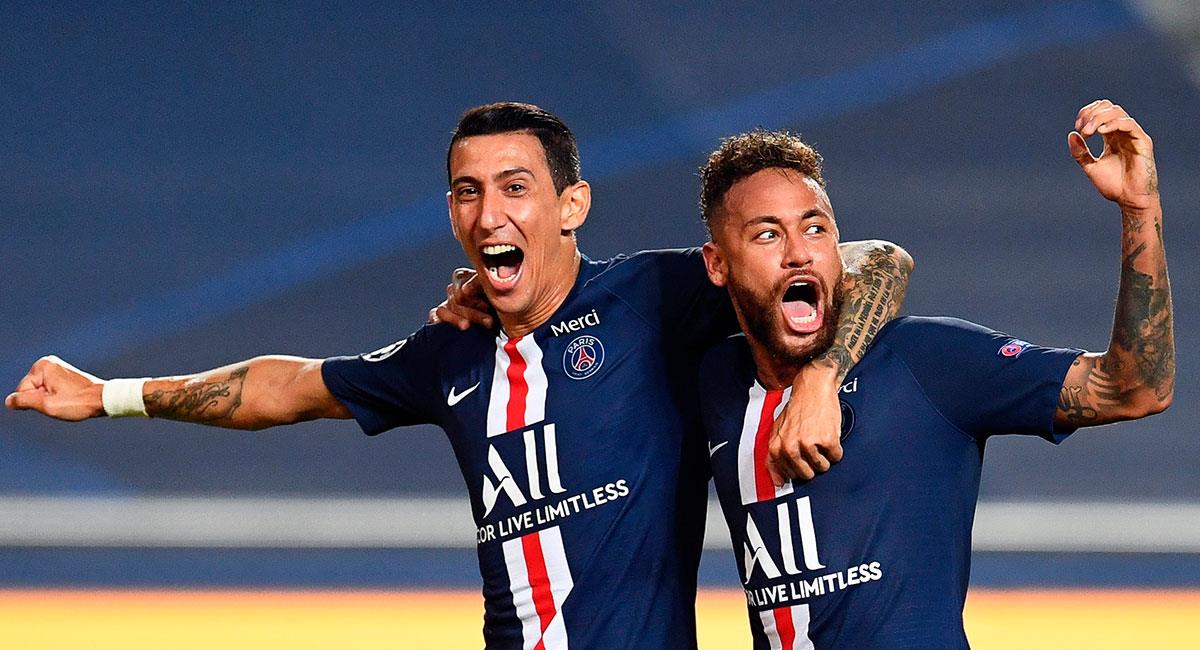 Di María y Neymar brillaron en la victoria de Paris Saint Germain. Foto: EFE