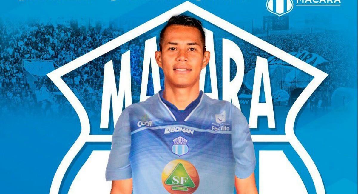 Juan Herrera volvió a marcar con Macará. Foto: Instagram Prensa redes Macará