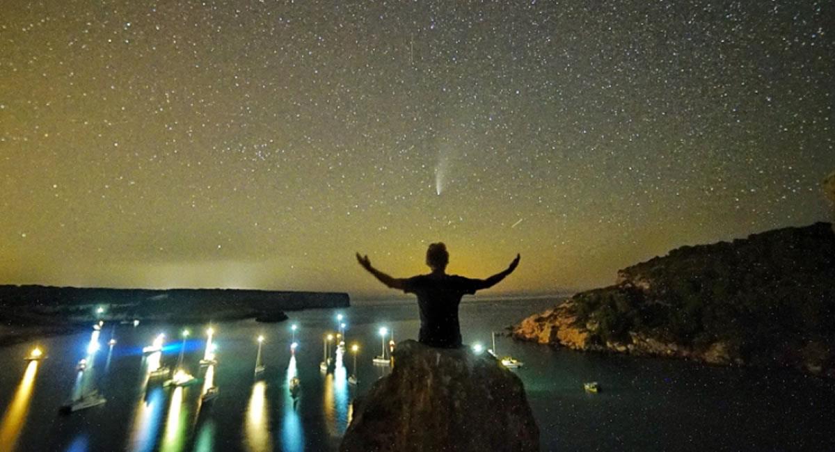 El cometa 'Neowise' ha significado un cuerpo celeste, muy atractivo para la investigación. Foto: Twitter @Esa_es