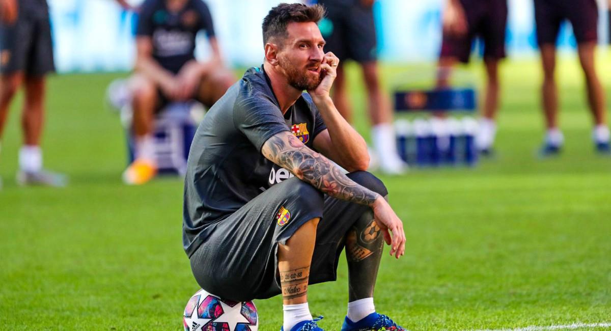 Messi no se presentó a Barcelona. Foto: Twitter Prensa redes Barcelona