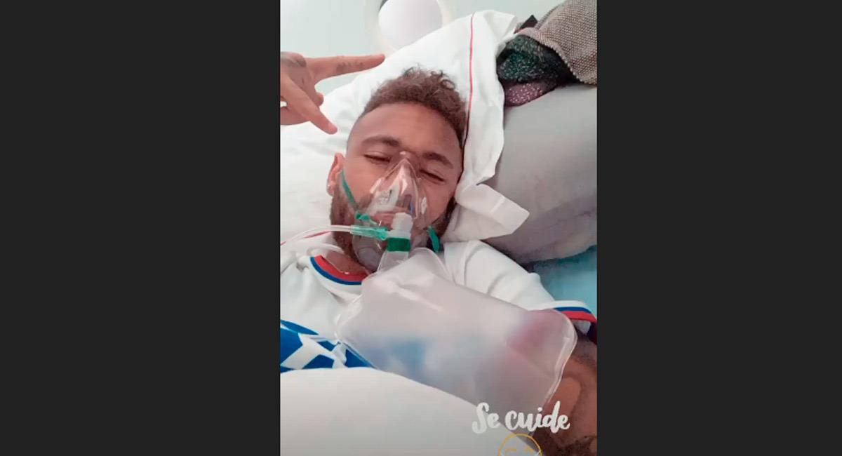 Esta imagen la publicó Neymar en su perfil oficial de Instagram días atrás, enviando un mensaje de cuidado a sus seguidores. Foto: Instagram @neymarjr