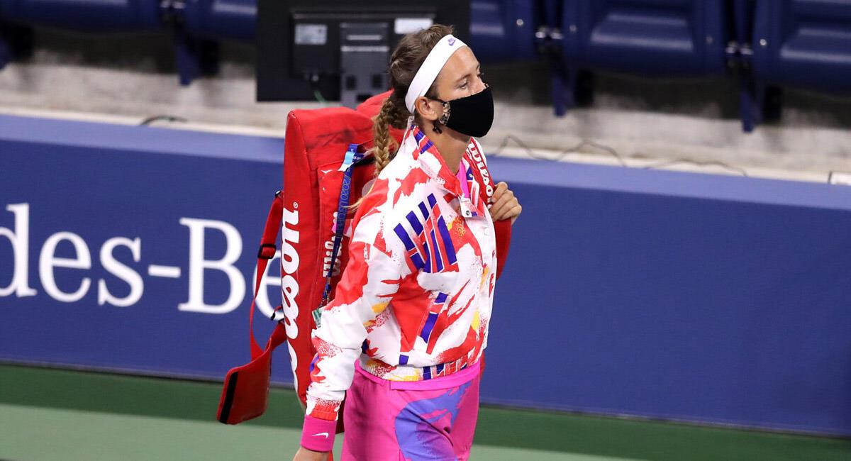 Victoria Azarenka, participando en el US Open 2020. Foto: Brad Penner/USTA