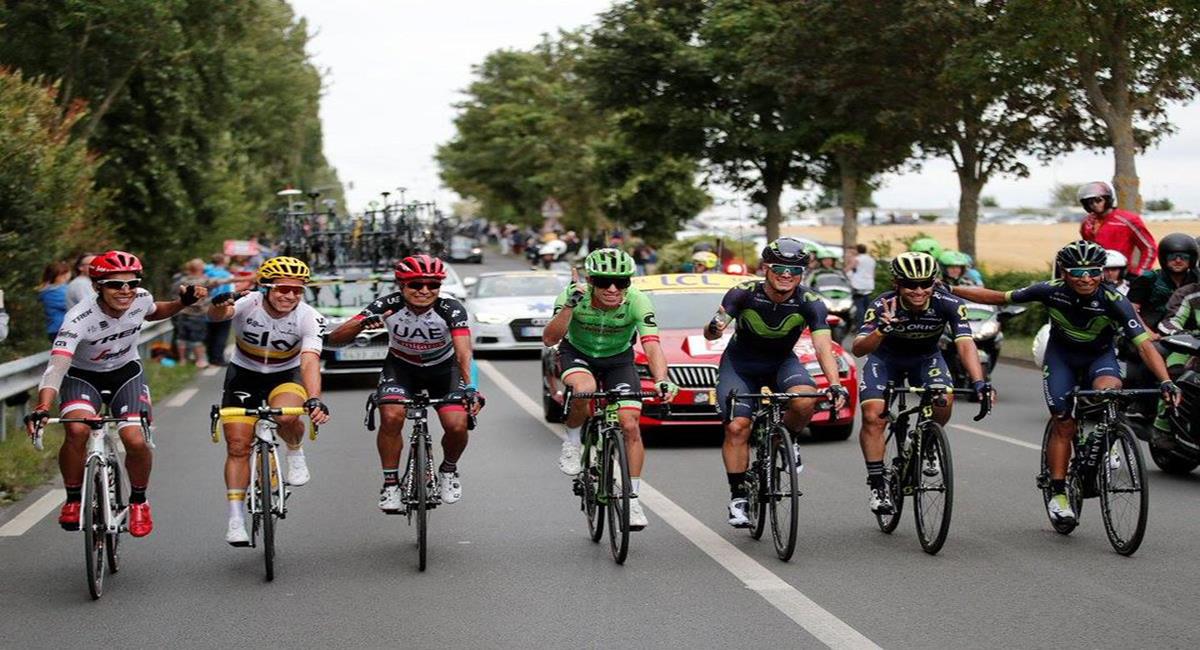 Los ciclistas colombianos dejaron de ser animadores para convertirse en protagonistas de las mejores competencias. Foto: Facebook Ciclismo colombiano