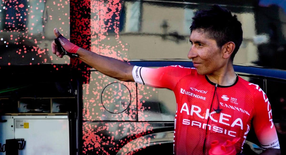 Nairo Quintana pedalista colombiano en el Tour de Francia. Foto: Twitter @Arkea_Samsic