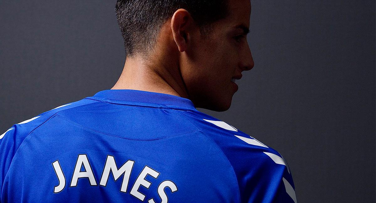 James Rodríguez llegará a la Premier League para vestir la camiseta de Everton. Foto: Twitter @jamesdrodriguez
